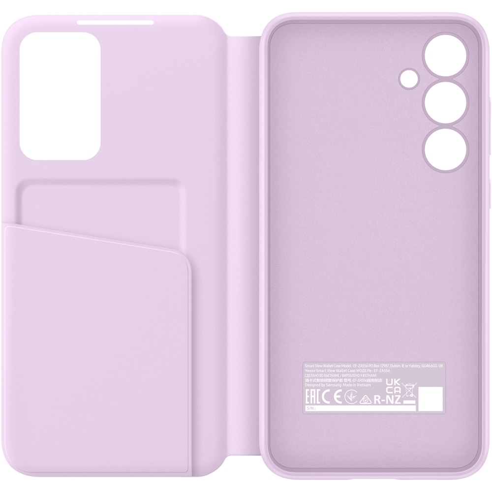 Husa SAMSUNG Smart View Wallet Case pentru Galaxy A55, EF-ZA556CVEGWW, Lavender