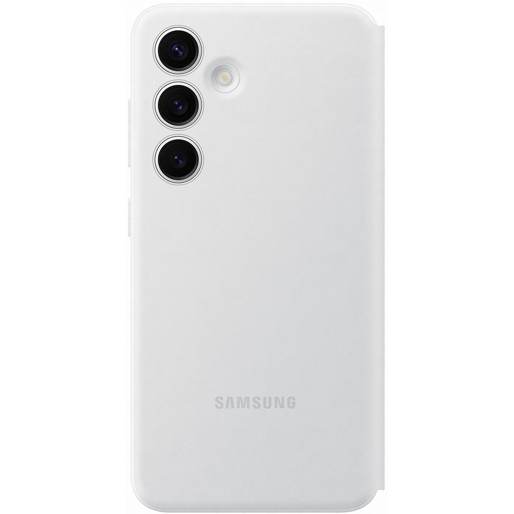 Husa SAMSUNG Smart View Wallet Case pentru Galaxy S24, EF-ZS921CWEGWW, White