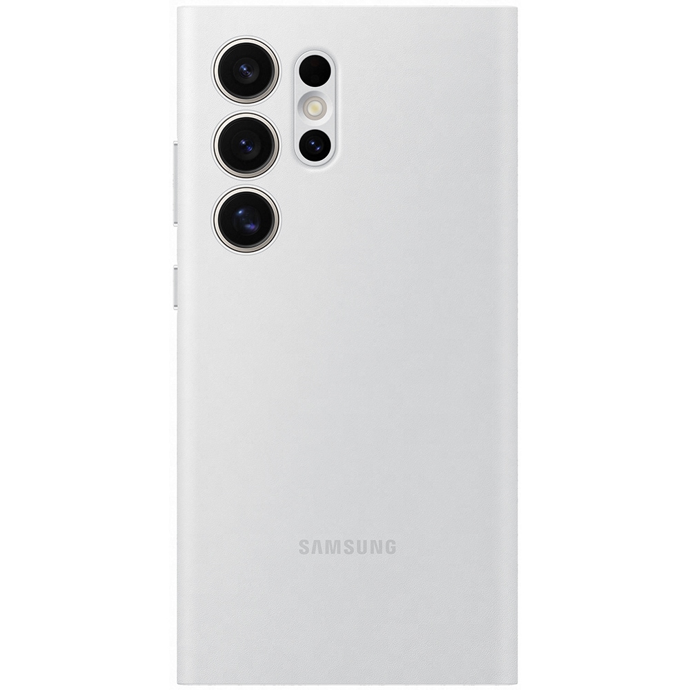 Husa SAMSUNG Smart View Wallet Case pentru Galaxy S24 Ultra, EF-ZS928CWEGWW, White