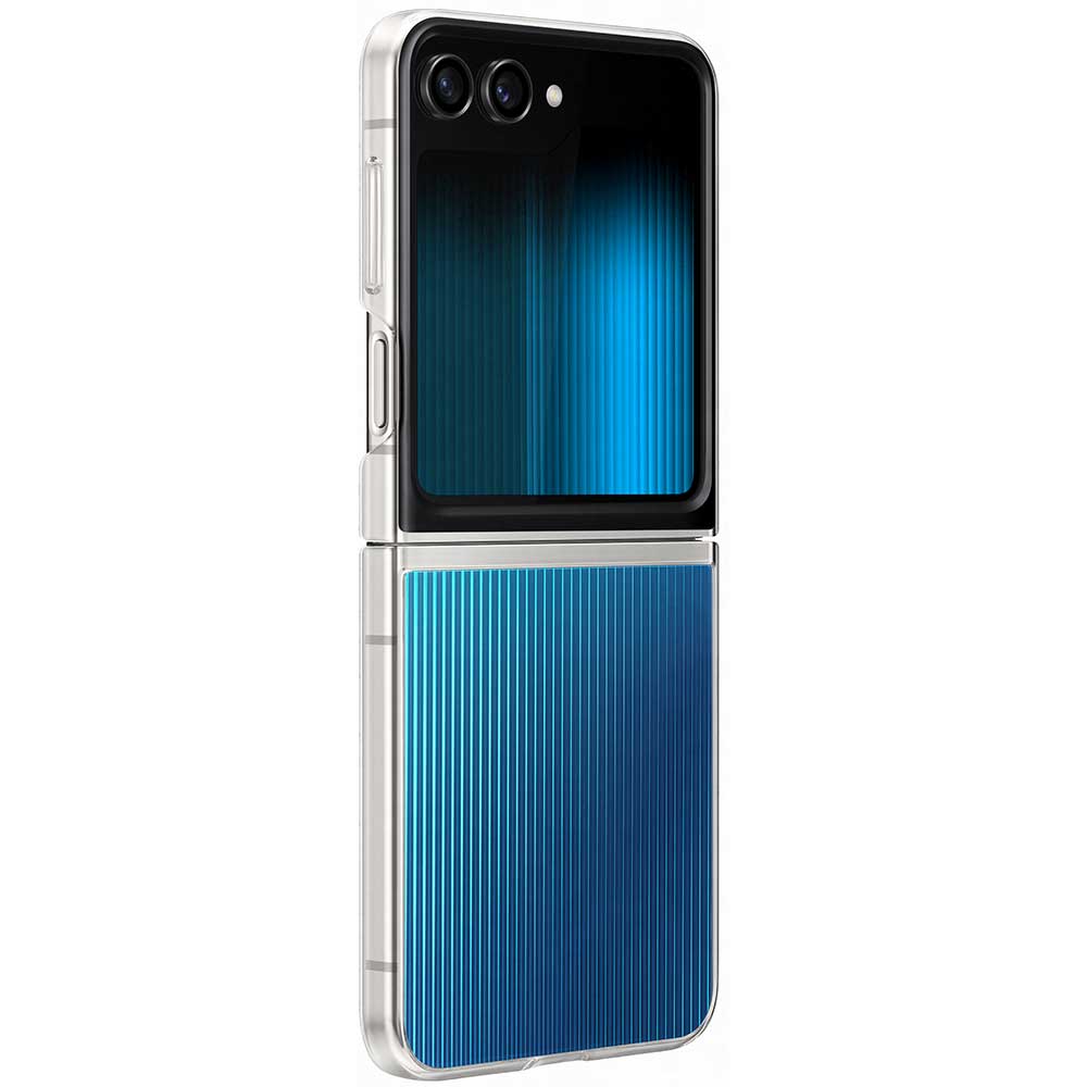 Husa telefon SAMSUNG Flap Flipsuit Case pentru Galaxy Z Flip5, EF-ZF731CTEGWW, Transparent