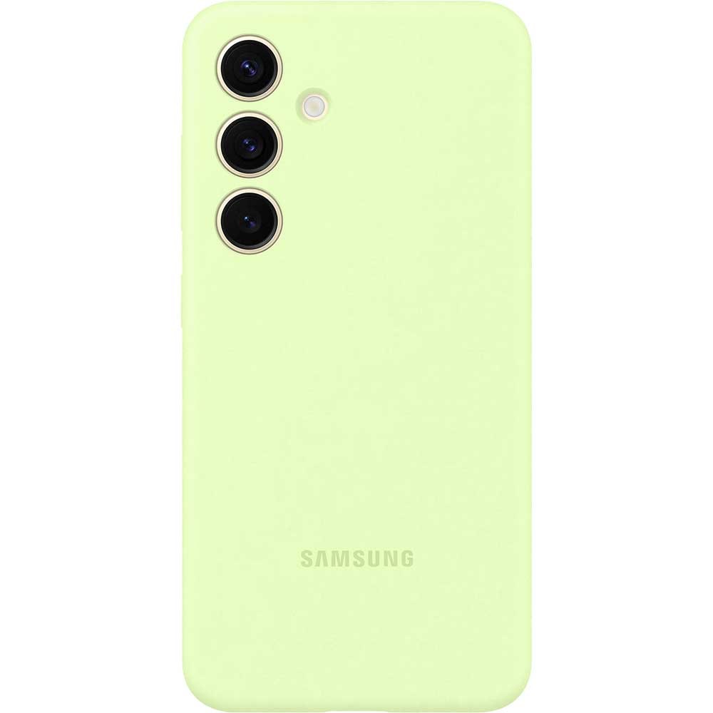 Husa telefon SAMSUNG Silicone Case pentru Galaxy S24, EF-PS921TGEGWW, Lime