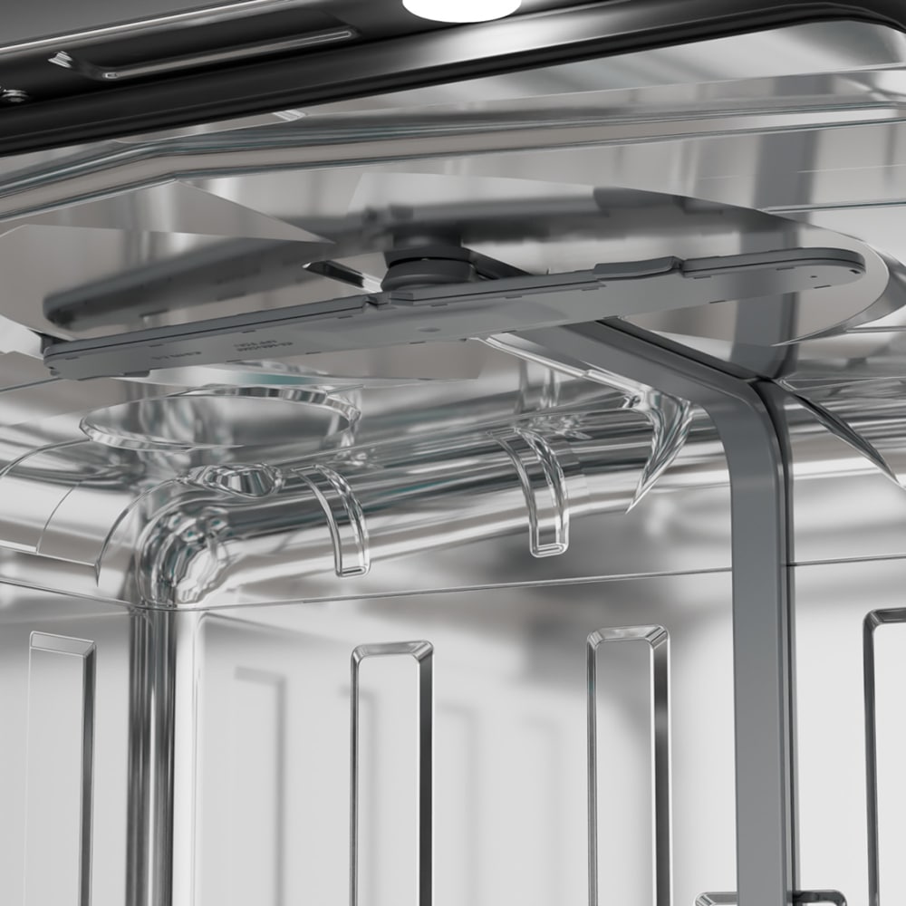 Masina de spalat vase incorporabila HISENSE HV693A65AD, 16 seturi, 7 programe, 60 cm, Clasa A, Wi-Fi, panou comanda argintiu