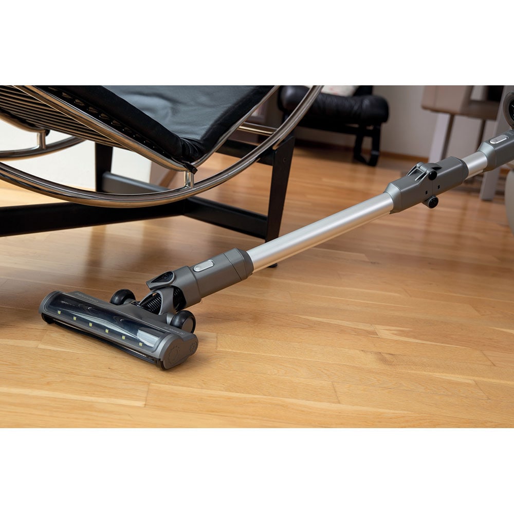 Aspirator vertical HISENSE Hi-Move IV HVC6464A, 0.5l, 25.2V, autonomie max 60 min, gri inchis-argintiu