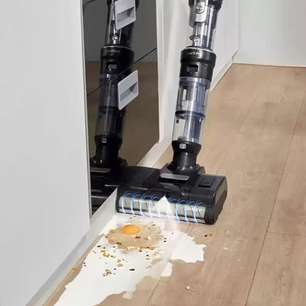 Aspirator vertical JIMMY Pro Cordless HW11PRO, 0.3l, autonomie max 75 min, iluminare LED, argintiu-negru