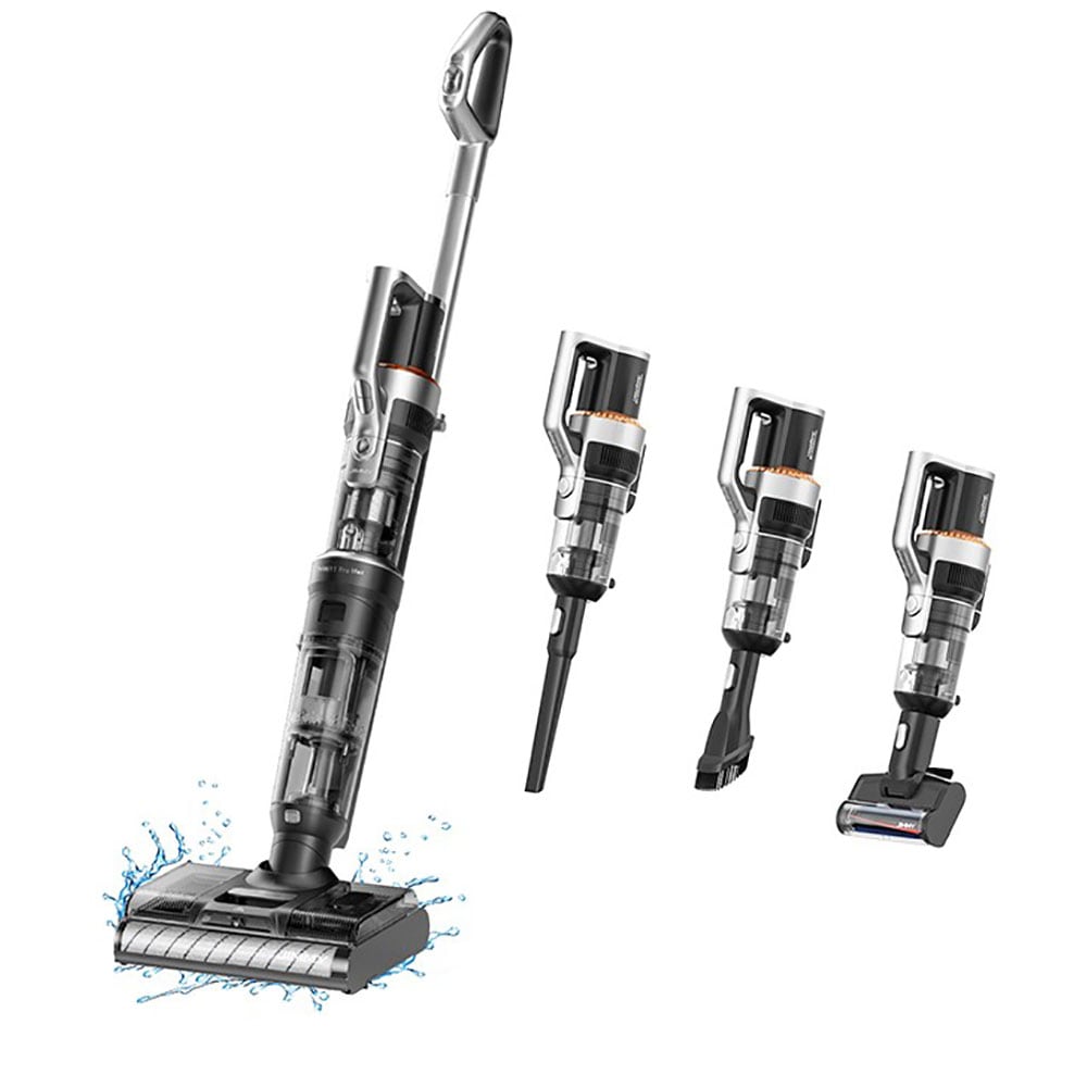 Aspirator vertical JIMMY Pro Max Cordless PRO HW11P, 0.3l, autonomie max 80 min, iluminare LED, negru-argintiu