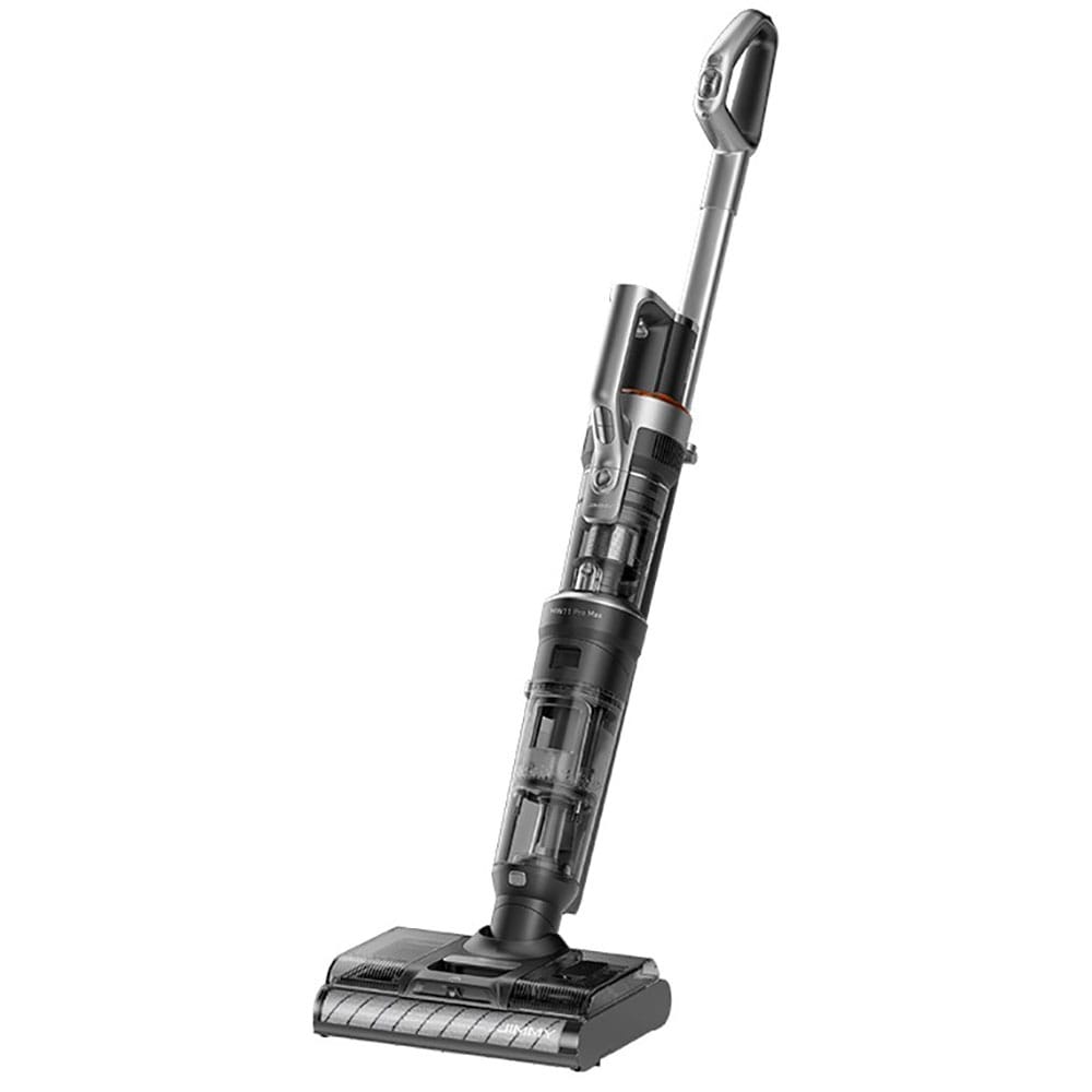 Aspirator vertical JIMMY Pro Max Cordless PRO HW11P, 0.3l, autonomie max 80 min, iluminare LED, negru-argintiu