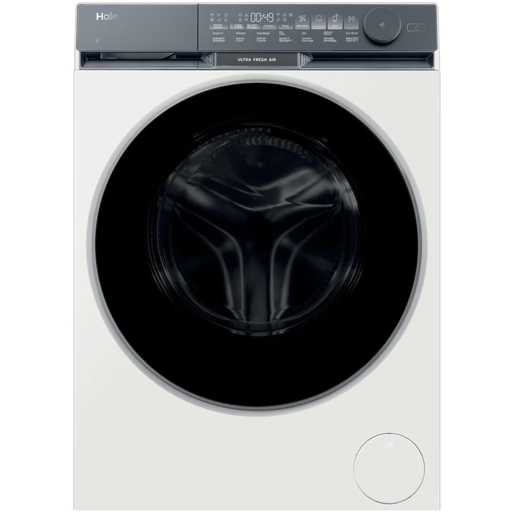 Masina de spalat rufe frontala HAIER HW90-BD14387U-S, Steam, Wi-Fi, 9 kg, 1400rpm, Clasa A, alb