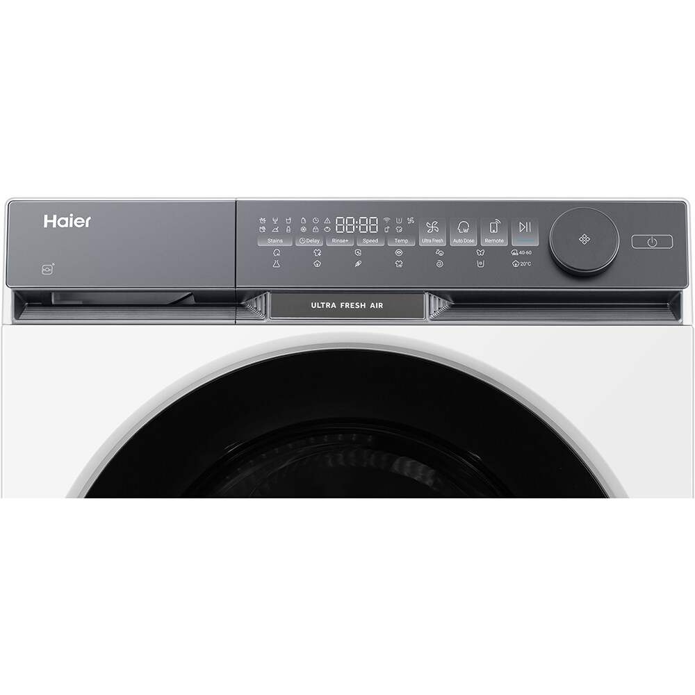 Masina de spalat rufe frontala HAIER HW90-BD14387U-S, Steam, Wi-Fi, 9 kg, 1400rpm, Clasa A, alb