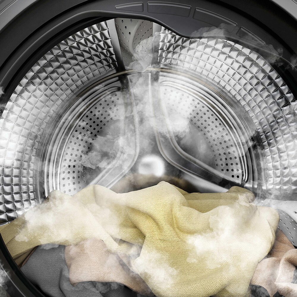 Masina de spalat rufe frontala HAIER HW90-BD14387U-S, Steam, Wi-Fi, 9 kg, 1400rpm, Clasa A, alb