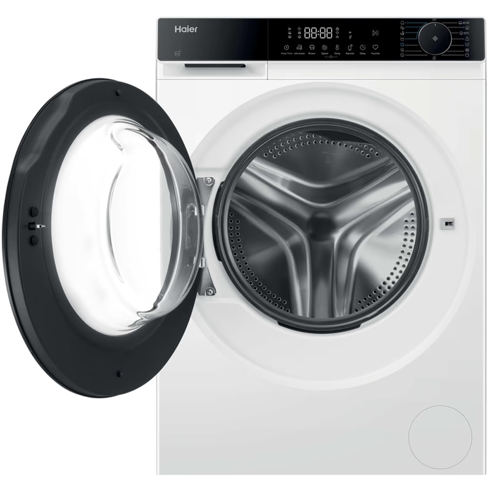 Masina de spalat rufe frontala HAIER HW90-BP14357TU-S, Steam, Wi-Fi, 9 kg, 1400rpm, Clasa A, alb