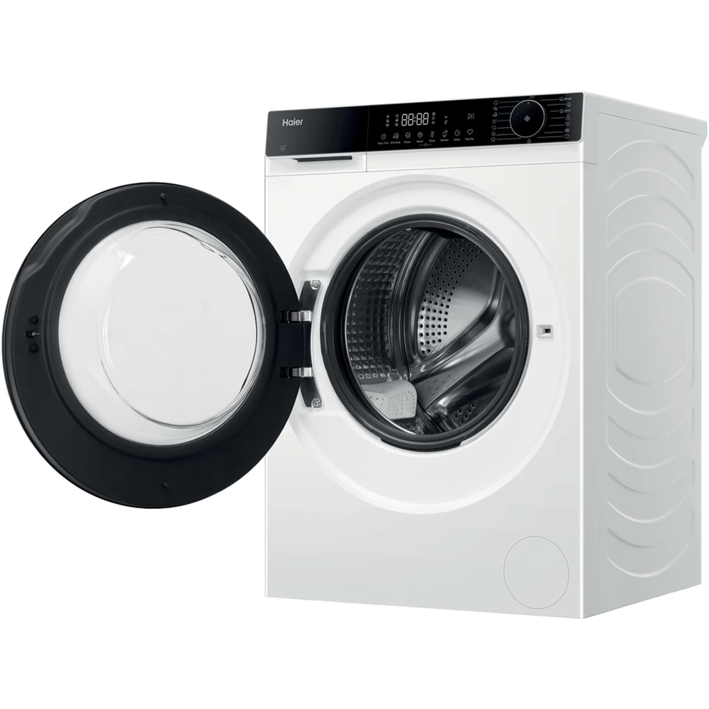 Masina de spalat rufe frontala HAIER HW90-BP14357TU-S, Steam, Wi-Fi, 9 kg, 1400rpm, Clasa A, alb
