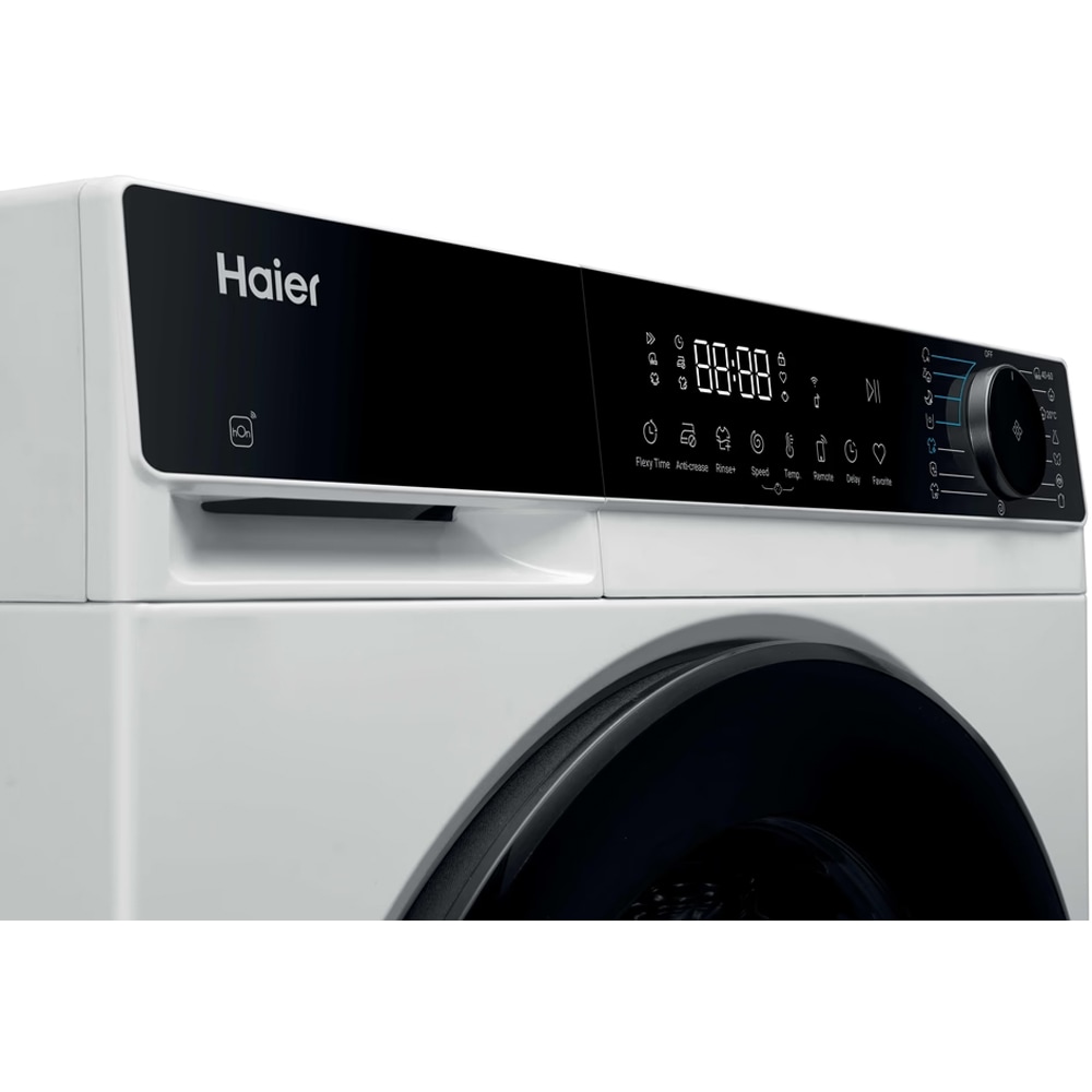 Masina de spalat rufe frontala HAIER HW90-BP14357TU-S, Steam, Wi-Fi, 9 kg, 1400rpm, Clasa A, alb