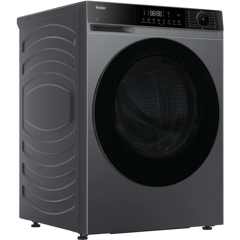 Masina de spalat frontala cu uscator HAIER HWD80-BP14357GTU-S, iRefresh, Wi-Fi, 8/5 kg, 1400rpm, Clasa A/E, antracit