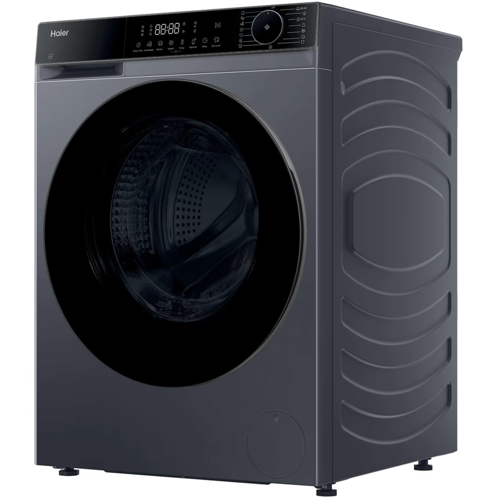 Masina de spalat frontala cu uscator HAIER HWD80-BP14357GTU-S, iRefresh, Wi-Fi, 8/5 kg, 1400rpm, Clasa A/E, antracit