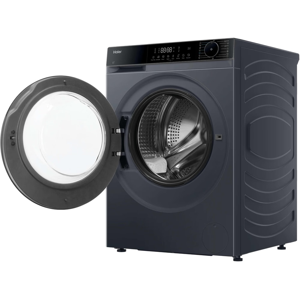 Masina de spalat frontala cu uscator HAIER HWD80-BP14357GTU-S, iRefresh, Wi-Fi, 8/5 kg, 1400rpm, Clasa A/E, antracit