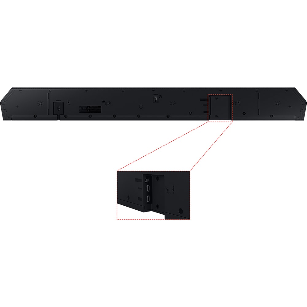 Soundbar SAMSUNG HW-Q700C, 3.1.2, 320W, Bluetooth, Wi-Fi, Subwoofer Wireless, Dolby Atmos, negru
