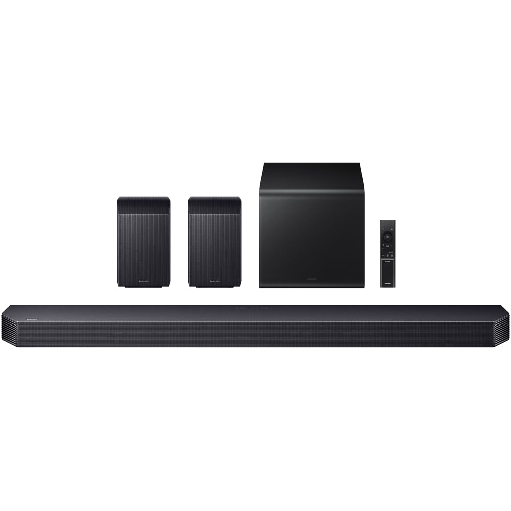 Soundbar SAMSUNG HW-Q930H Q Series, 9.1.4, Bluetooth, Subwoofer & Kit Wireless, negru