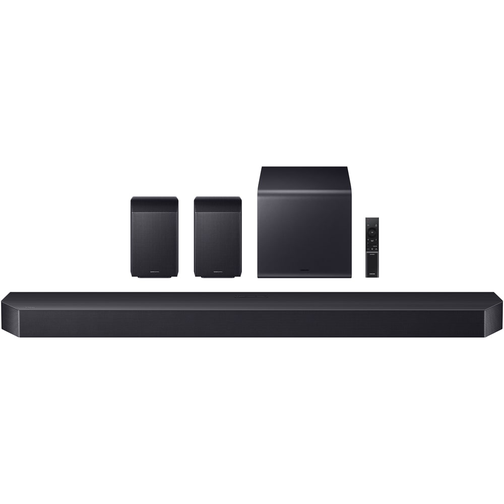 Soundbar SAMSUNG HW-Q990H, Q Series, 11.1.4, Bluetooth, Subwoofer & Kit Wireless, negru