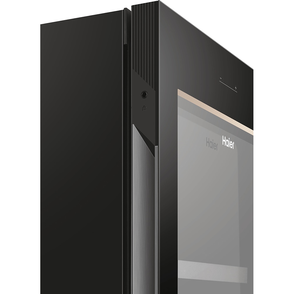 Racitor de vinuri HAIER HWS236GDGU1, 236 sticle, H 190 cm, Clasa G, Wi-Fi, negru