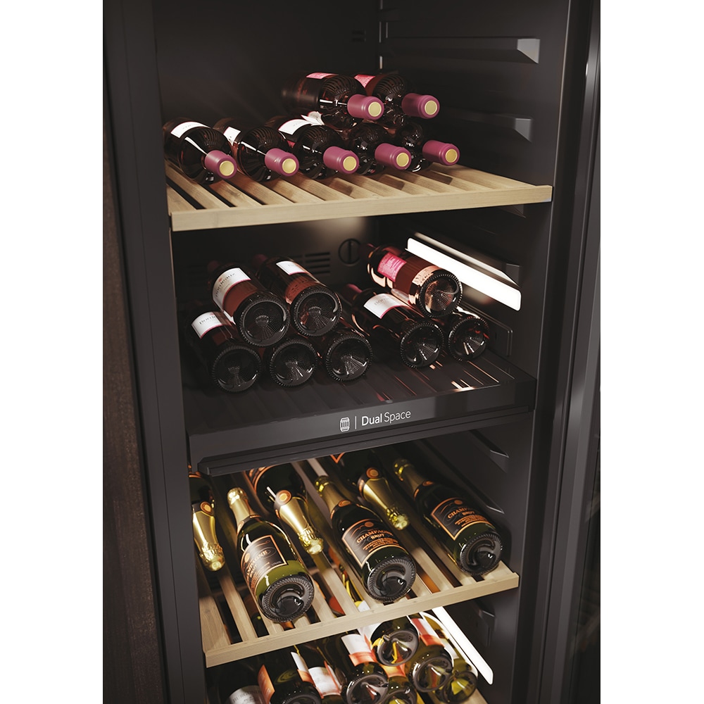 Racitor de vinuri HAIER HWS236GDGU1, 236 sticle, H 190 cm, Clasa G, Wi-Fi, negru