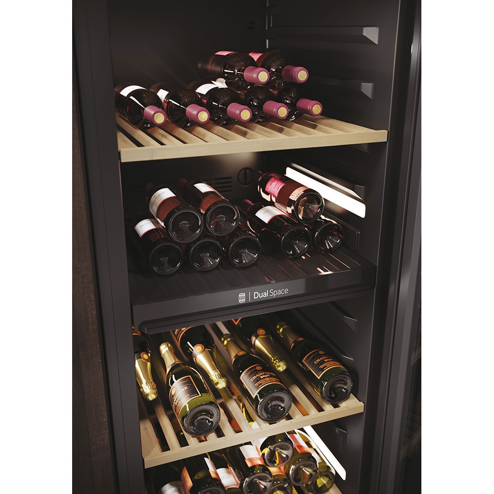 Racitor de vinuri HAIER HWS236GDGU1, 236 sticle, H 190 cm, Clasa G, Wi-Fi, negru