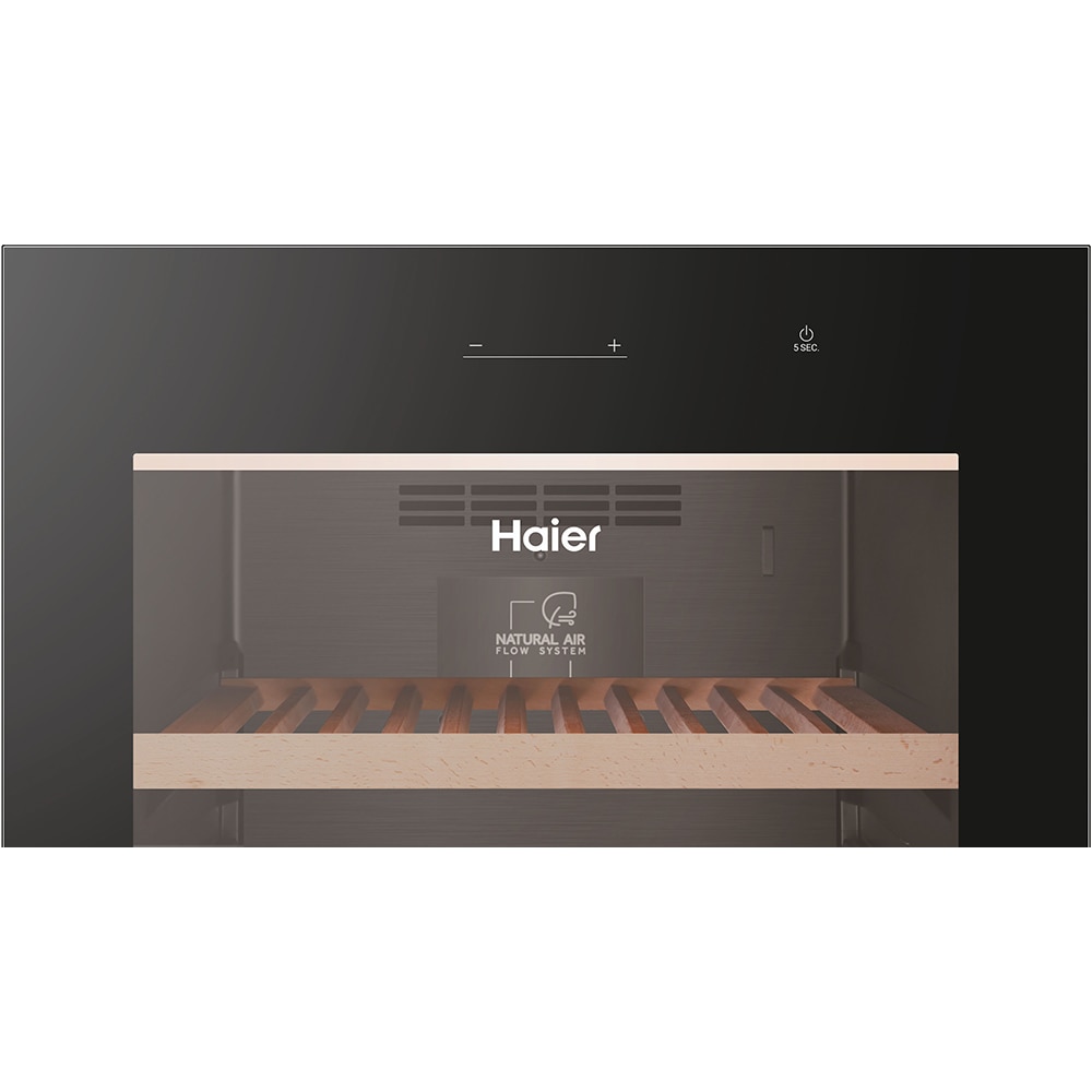 Racitor de vinuri HAIER HWS236GDGU1, 236 sticle, H 190 cm, Clasa G, Wi-Fi, negru