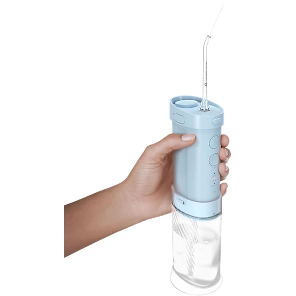 Irigator bucal PHILIPS Sonicare Compact Flosser 1000 HX3333/24, 2 capete, albastru