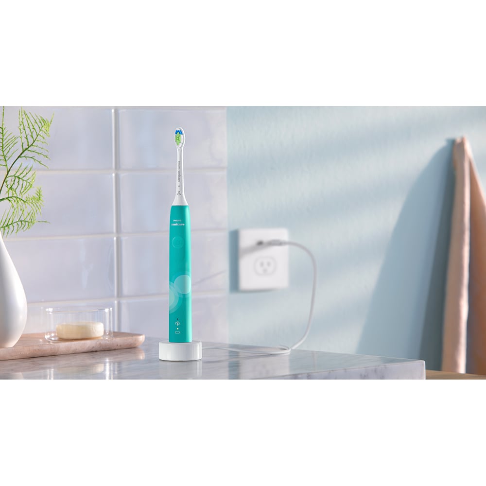 Periuta de dinti electrica PHILIPS Sonicare Seria 4100 HX3689/43, 31000 miscari/min, 2 programe, 1 capat, albastru