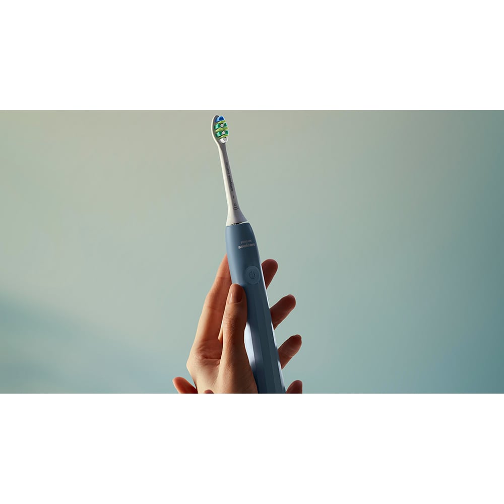 Periuta de dinti electrica PHILIPS Sonicare HX4022/04, 31000 miscari/min, 1 program, 2 capate, albastru