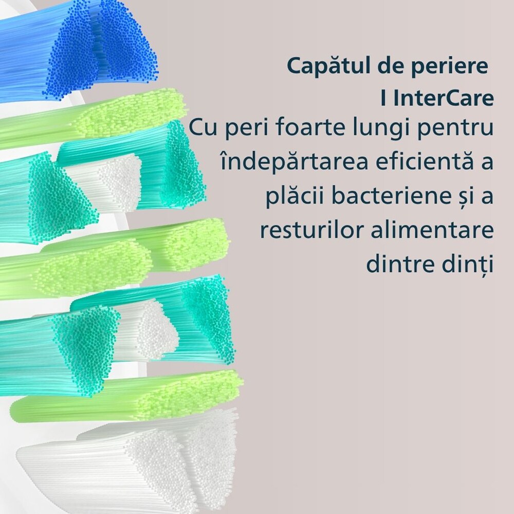 Periuta de dinti electrica PHILIPS Sonicare HX4022/03, 31000 miscari/min, 1 program, 2 capate, roz