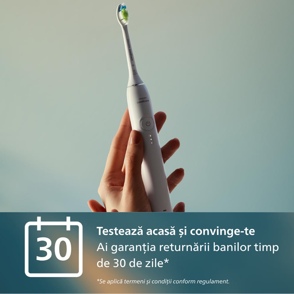 Periuta de dinti electrica PHILIPS Sonicare HX4033/21, 31000 miscari/min, 3 programe, 1 capat, alb
