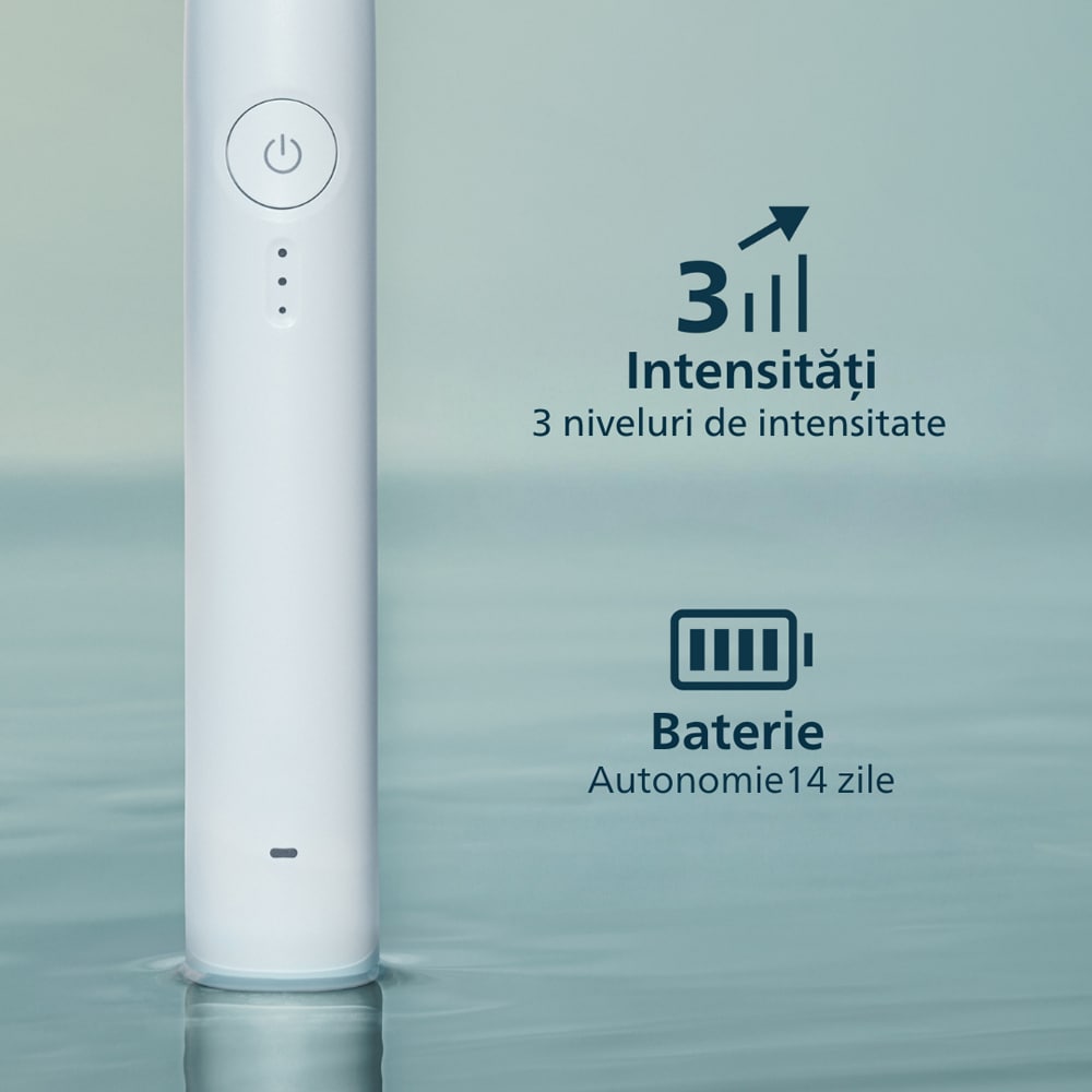 Periuta de dinti electrica PHILIPS Sonicare HX4033/21, 31000 miscari/min, 3 programe, 1 capat, alb