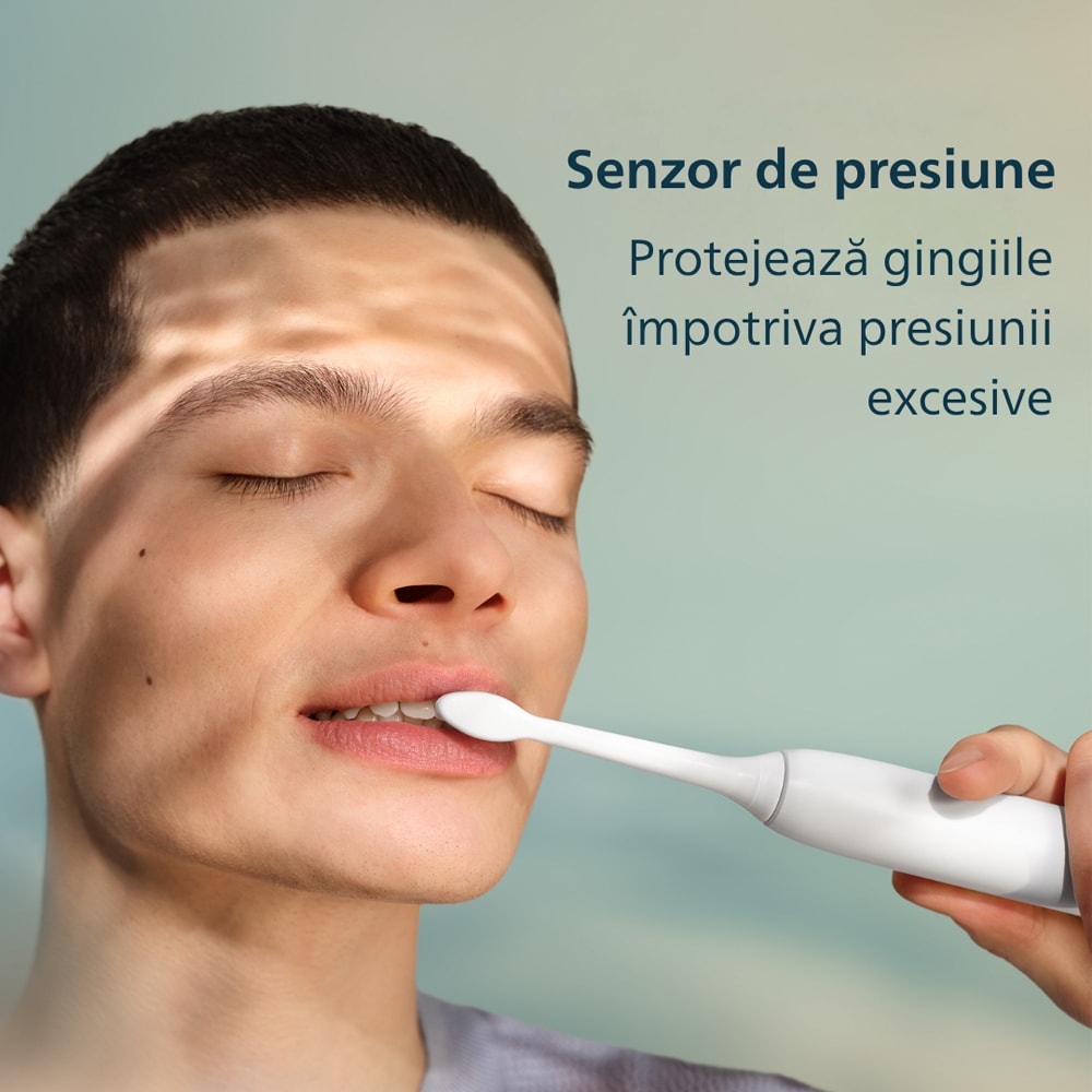 Periuta de dinti electrica PHILIPS Sonicare HX4033/21, 31000 miscari/min, 3 programe, 1 capat, alb