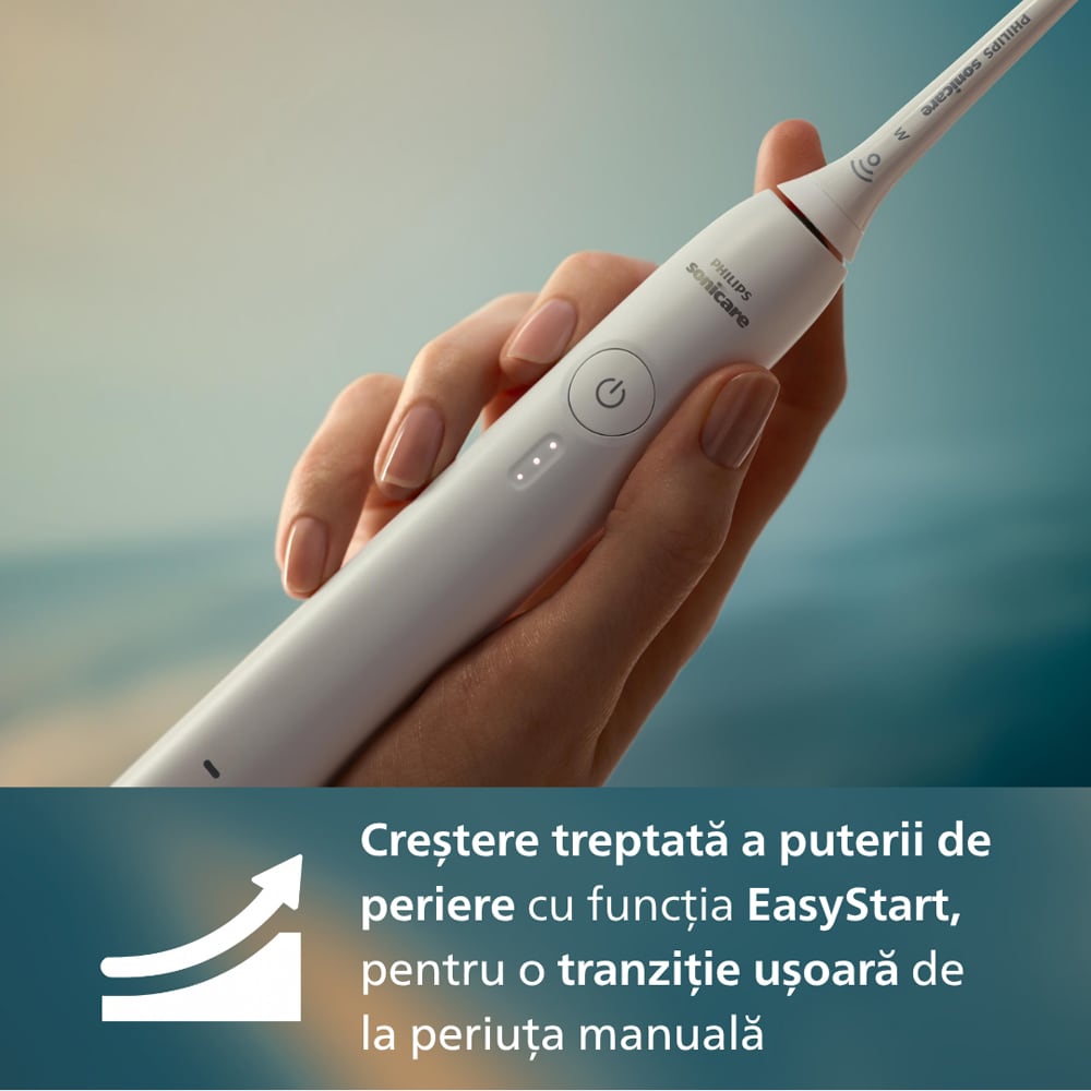Periuta de dinti electrica PHILIPS Sonicare HX4033/21, 31000 miscari/min, 3 programe, 1 capat, alb