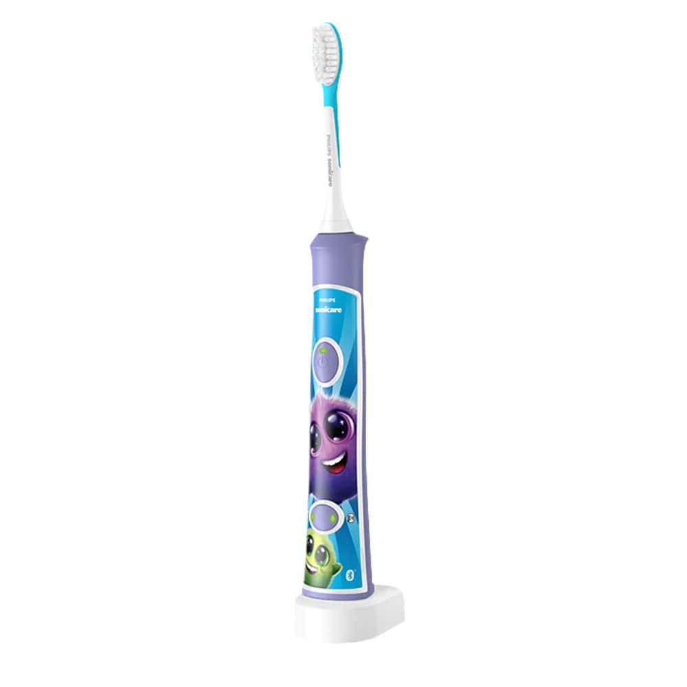 Periuta de dinti electrica pentru copii PHILIPS Sonicare For Kids HX6322/12, 62000 miscari/min, 2 programe, 2 capete, mov
