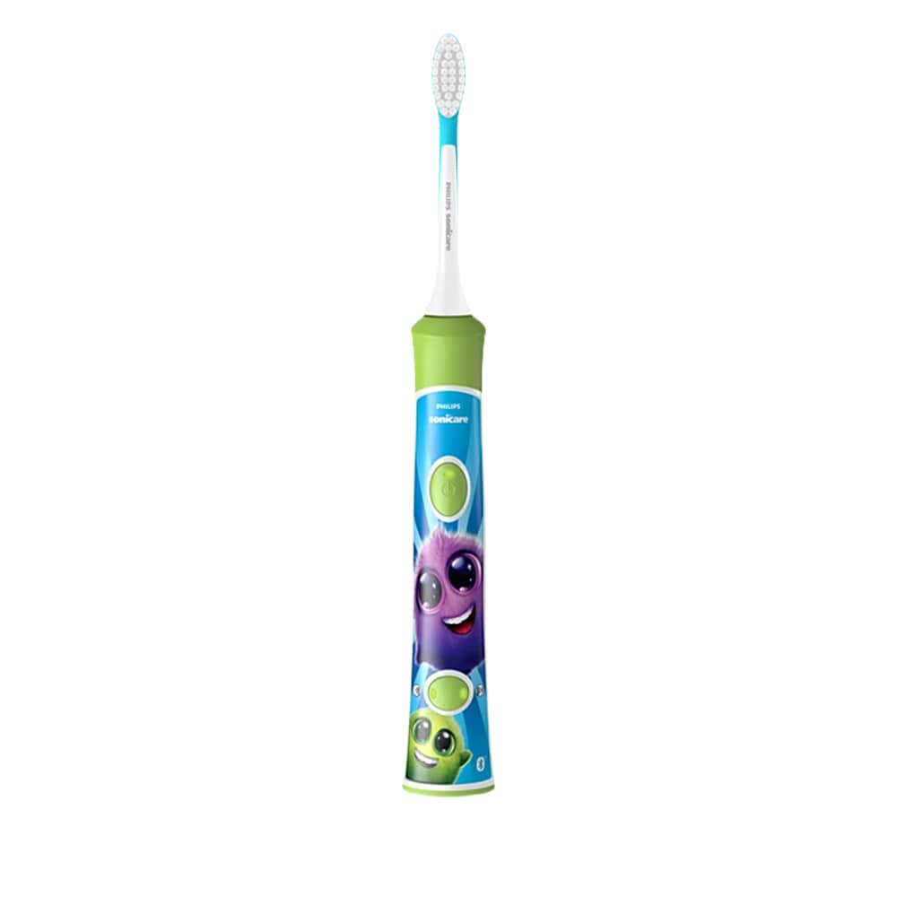 Periuta de dinti electrica pentru copii PHILIPS Sonicare For Kids HX6352/11, 62000 miscari/min, 2 programe, 2 capete, verde