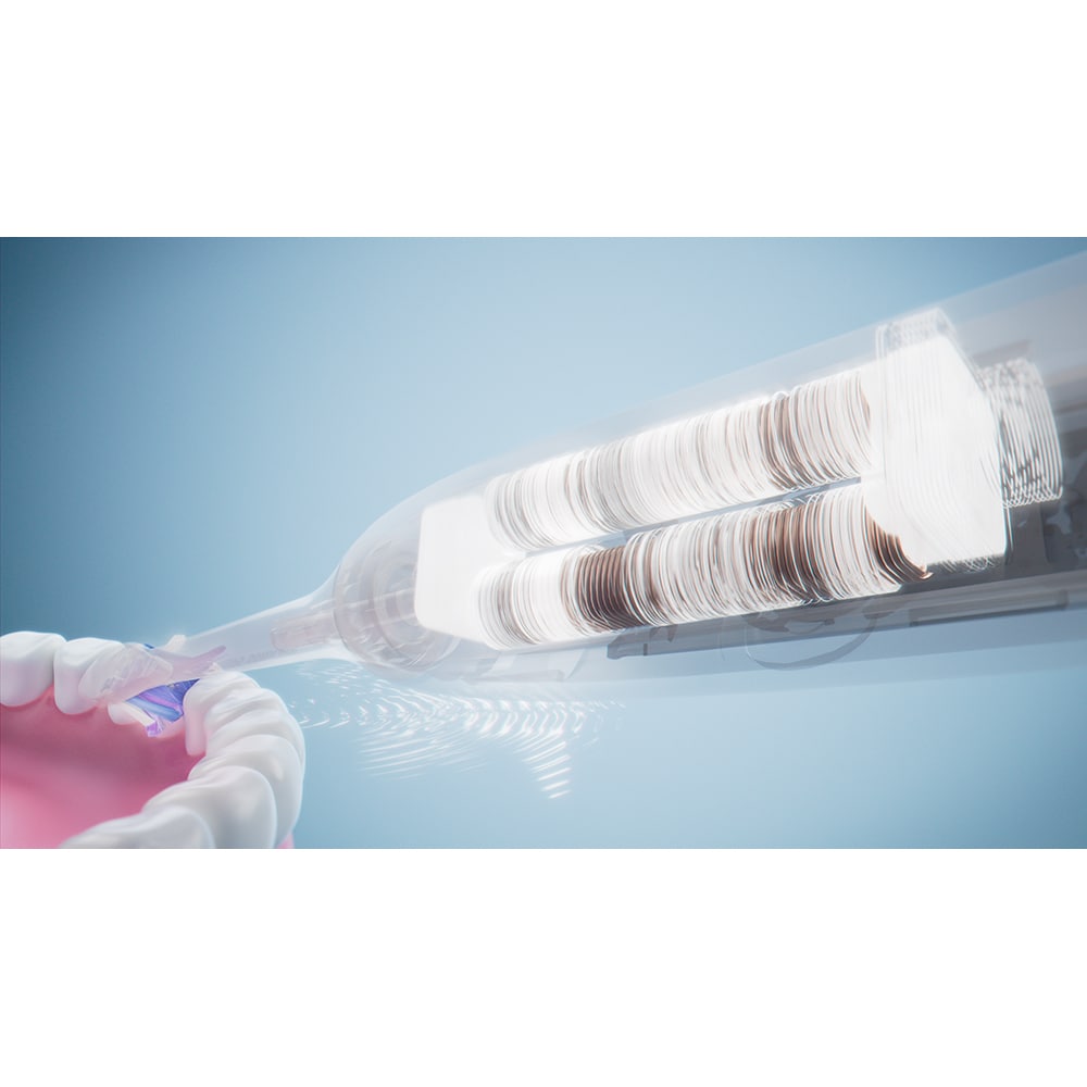 Periuta de dinti electrica PHILIPS Sonicare 5300 HX7108/02, 62000 miscari/min, 1 program, 1 capat, alb