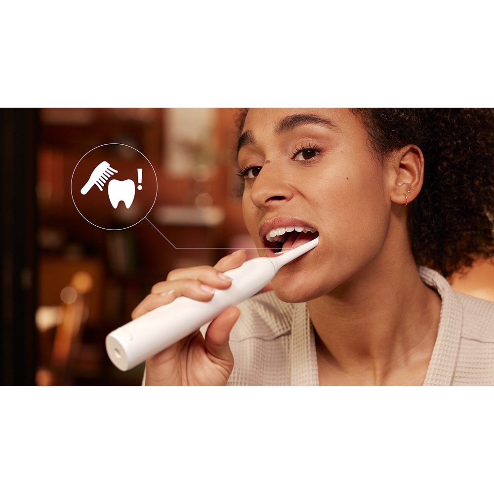 Periuta de dinti electrica PHILIPS Sonicare 5300 HX7108/02, 62000 miscari/min, 1 program, 1 capat, alb