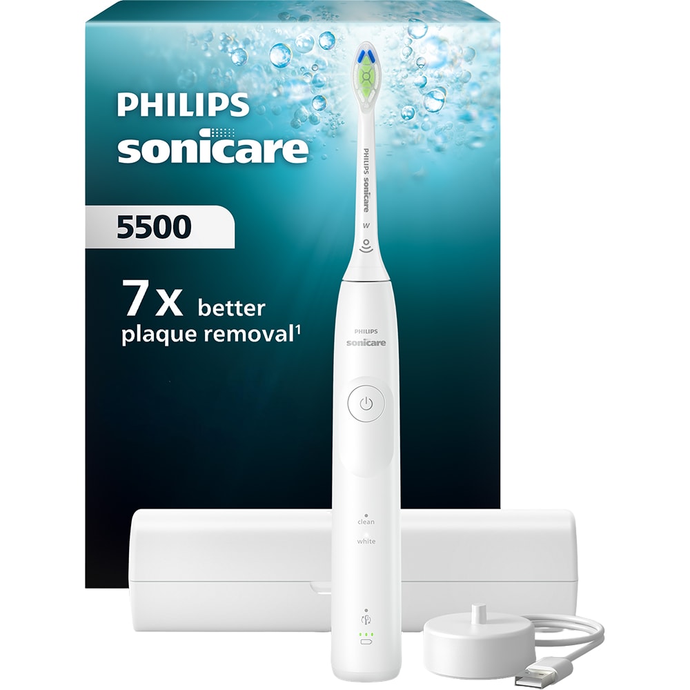 Periuta de dinti electrica PHILIPS Sonicare HX7110/02, 62000 miscari/min, 2 programe, 1 capat, alb