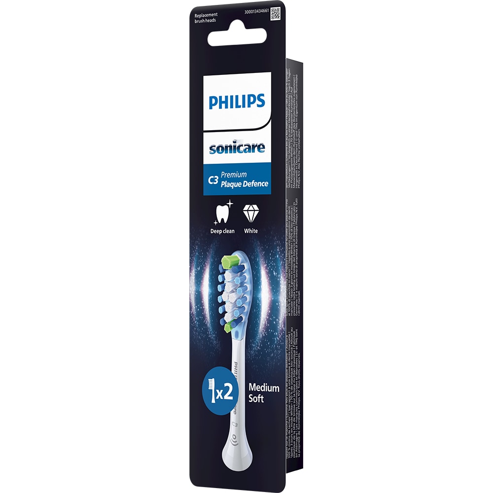 Rezerve periuta de dinti electrica PHILIPS Sonicare Premium Plaque Defence HX9042/87, 2 buc