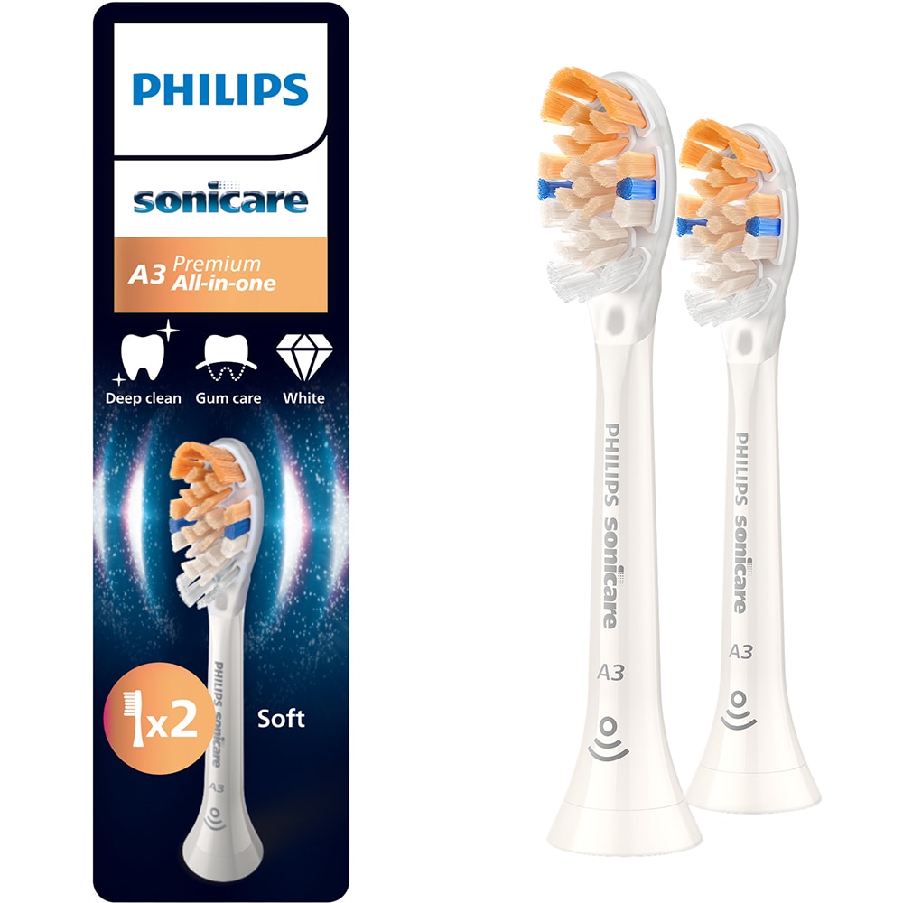 Rezerve periuta de dinti electrica PHILIPS Sonicare Premium All-in-One HX9092/87, 2 buc