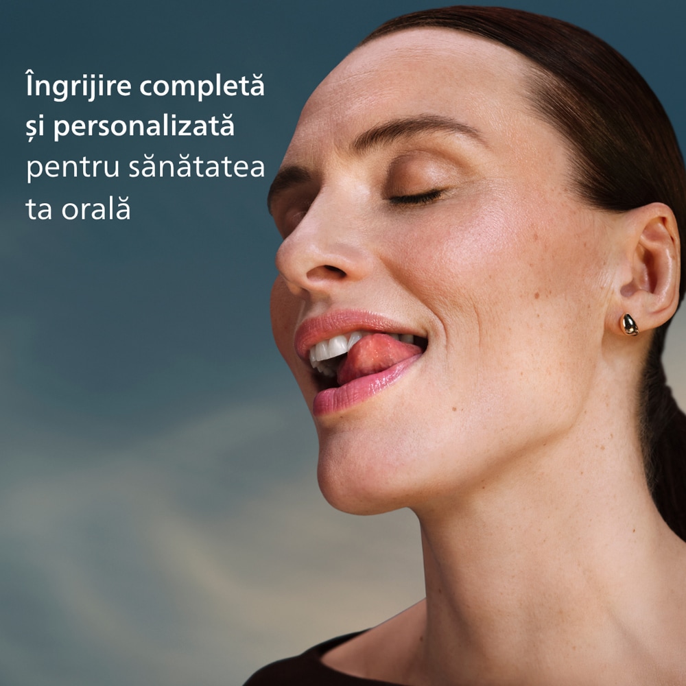 Periuta de dinti electrica PHILIPS Sonicare Diamond Clean HX9911/23, 62000 miscari/min, Curatare 3D, 4 programe, 1 capat, alb