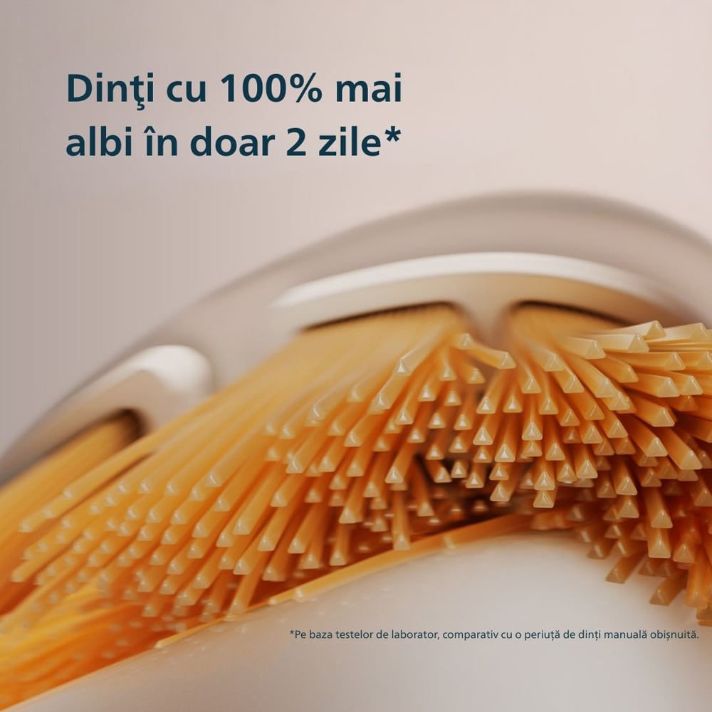 Periuta de dinti electrica PHILIPS Sonicare Prestige 9900 HX9992/11, 5 programe, 62000 miscari/min, 1 capat, Champagne