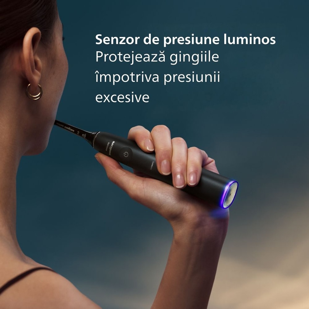 Periuta de dinti electrica PHILIPS Sonicare Prestige 9900 HX9992/12, 5 programe, 62000 miscari/min, 1 capat, Midnight Blue