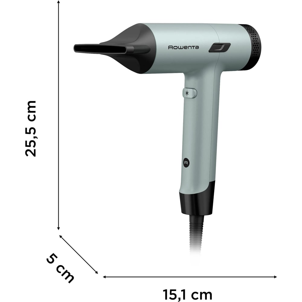 Uscator de par ROWENTA Tiny HY7120E0, 1600W, 3 viteze, verde