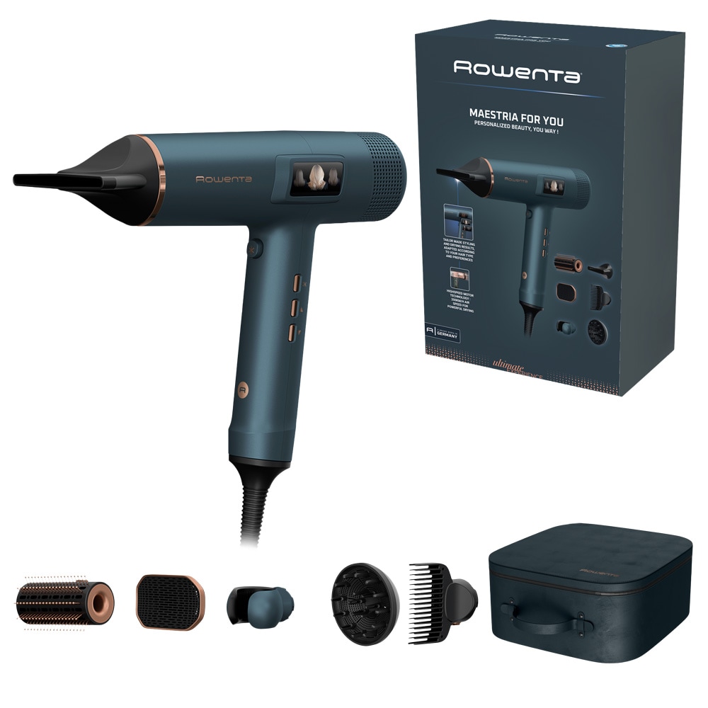 Uscator de par ROWENTA Maestria For You HY9430E0, 3 viteze, 3 trepte de temperatura, verde