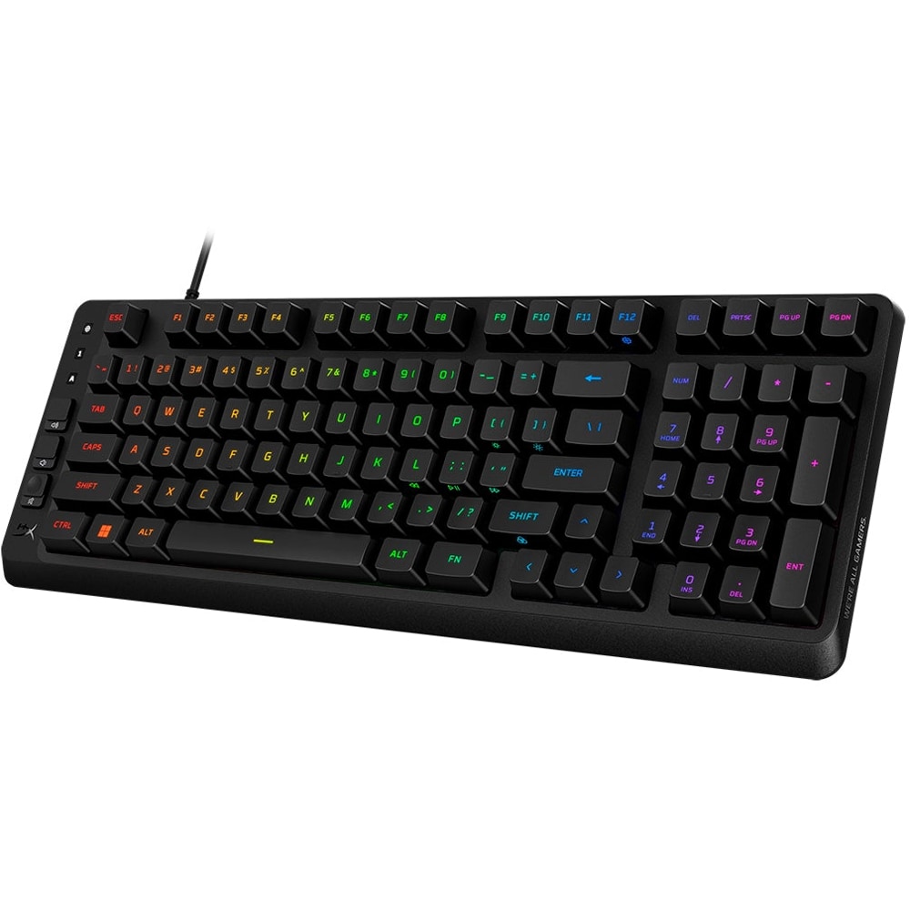 Tastatura Gaming HyperX Eve 1800, USB, Layout US, negru