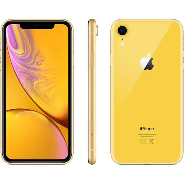 iPhone Xr, 128GB, Yellow
