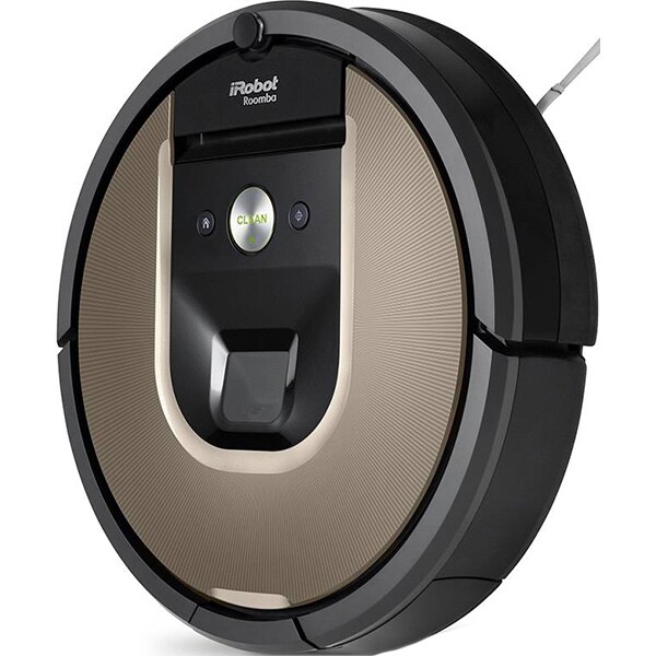 Aspirator robot IROBOT Roomba 966 + Mop Braava Jet 240, Navigatie iAdapt, maro-alb 