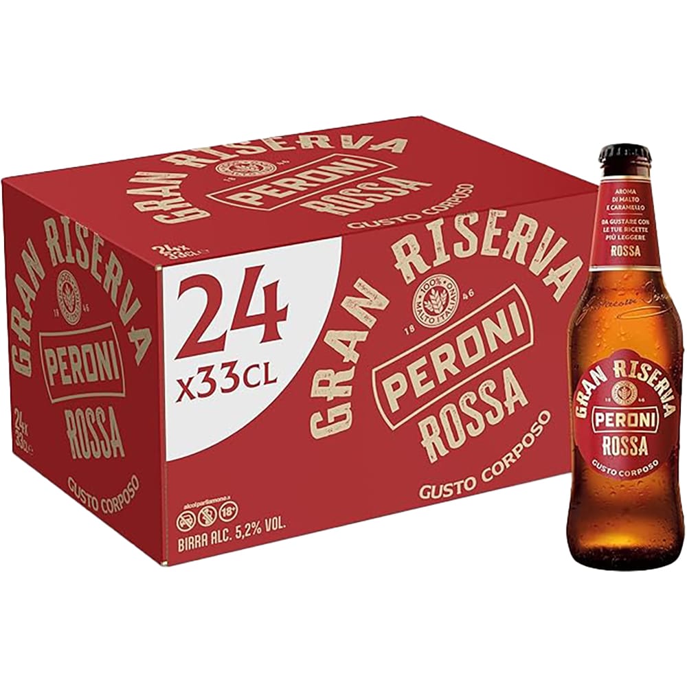 Bere rosie Peroni Gran Riserva Red 0.33L x 24 sticle